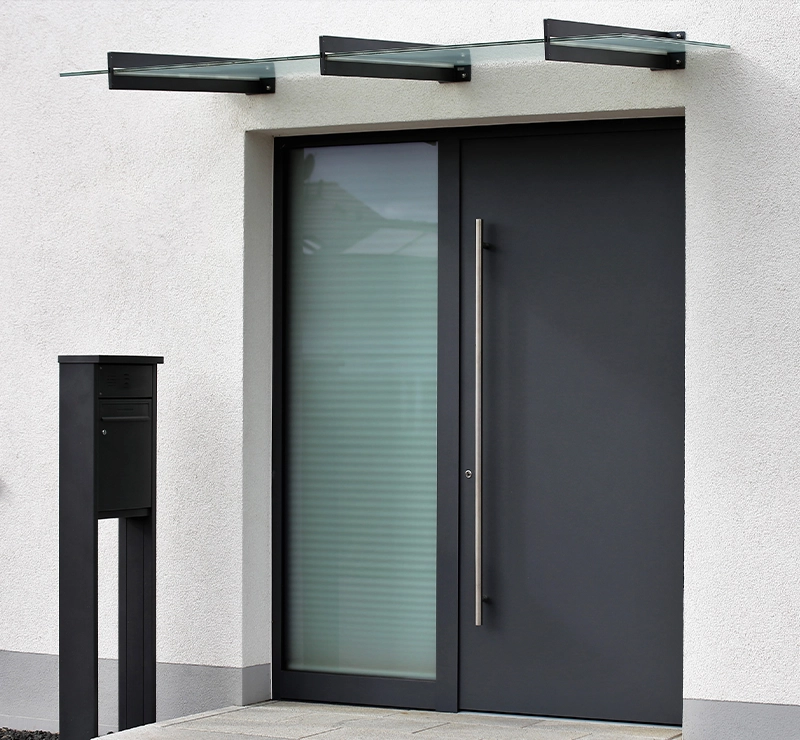 tettoia in vetro - vetro design - givrem_residential